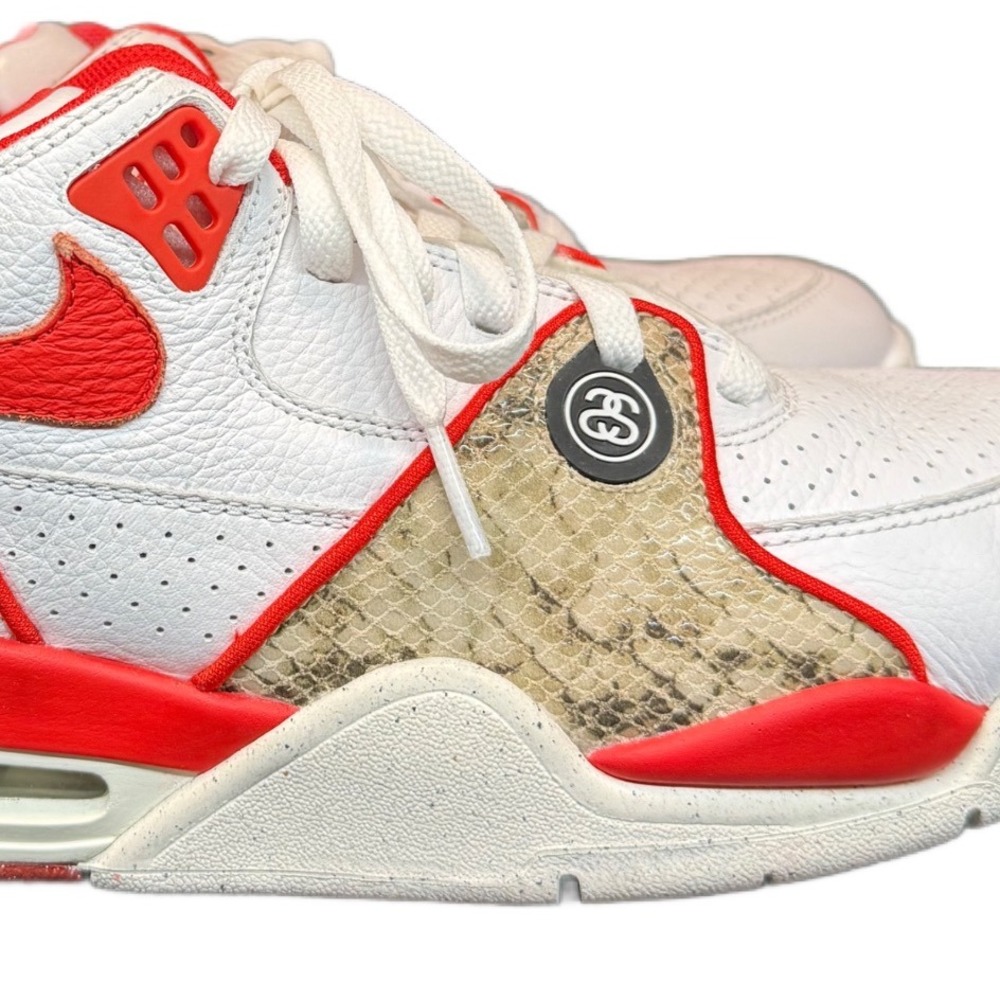Nike Air Flight 89 Low SP Sample White Habanero Red Sail Size 9 RARE‎ - Picture 8 of 14